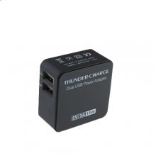 Universal 3A/5V Dual USB Power Adapter
