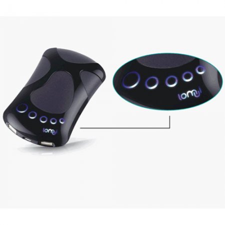 Lomui L682 6800mAh Feet Pattern Universal Power Bank for Mobile Phone PSP Tablet PC