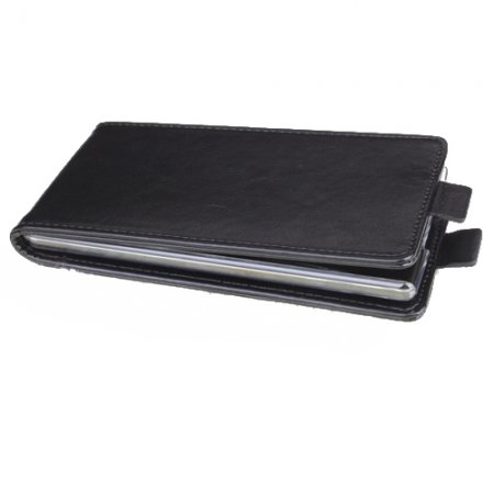 Leather Flip Case Cover for ThL W11 Smartphone Black