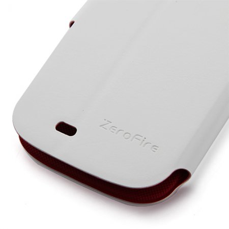 ZeroFire S-View Flip Cover Protective Stand Case for ThL W8S W8 Series Smartphone- White