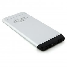Cager S15 5500mAh Ultrathin Double USB Power Bank for Smartphones Tablet PC White