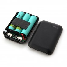 Cager B15 7200mAh Dual USB Power Bank for iPhone iPad Smartphone Black