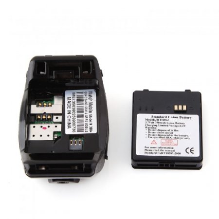 Tengda N388+ Watch Phone Quad Band Single SIM Card 1.3 Inch Bluetooth Camera FM Java