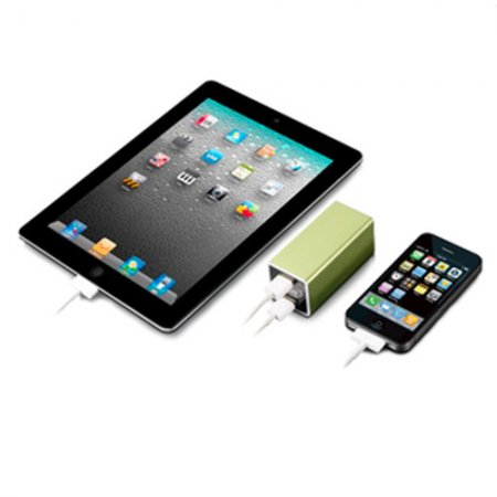 HAME P6 10400mAh Dual USB Output Power Charger Power Bank 2 Color