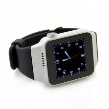 S39 Smart Watch Phone 1.54 Inch Touch Screen Bluetooth Camera FM Black+Silver