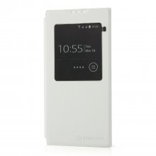 Original S-View Flip Cover Protective Case for Kingzone N3 4G Smartphone- White