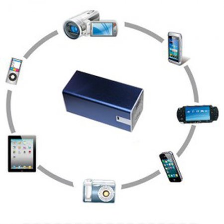 HAME A16E 11200mAh Dual USB Power Bank for iPhone iPad Mobile Phone