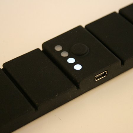 Power Bank Wrist 1500mAh Battery Charger Mini USB Port Black