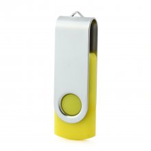 Portable SSK Metal USB Plug Flash Memory U Disk 16GB Yellow