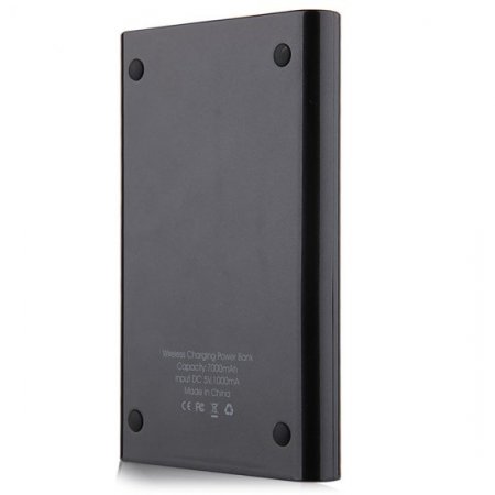 5.2inch Wireless Charging Power Bank for Smart Phones Black