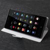 Fashion Leather Flip Case Cover for NEO M1 Smartphone White