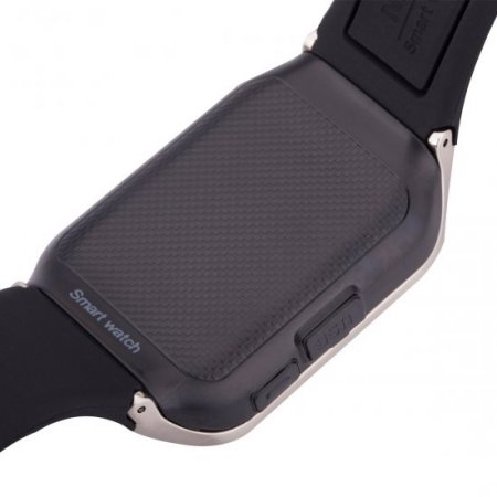 Uhappy UW1 GSM Smart Watch Camera Bluetooth NFC TF Card Wristwatch Sliver