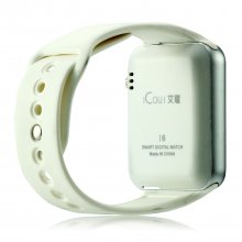 iCou I6 Smart Watch Phone 1.54 Inch Touch Screen Bluetooth Camera FM White