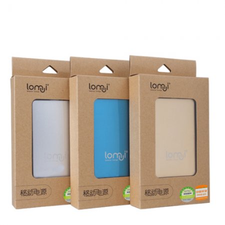 Lomui L301 3000mAh Ultra-thin Power Bank for Smartphones Tablet PC PSP