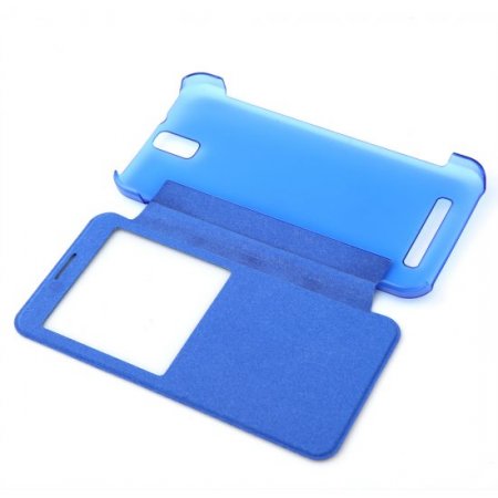 Original S-View Flip Cover Case for ZOPO ZP998 Octa Core Smartphone- Blue