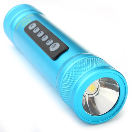 Portable Power Bank Media Sound Box Flashlight For MobilePhone