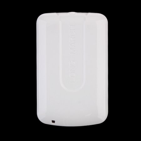 11200mAh Mini Power Bank with Double USB Output- White