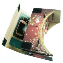 DIY Google Cardboard Virtual Reality 3D Christmas Skin Version Glasses for Smartphones
