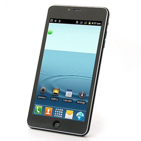 I6 Smartphone 6.0 Inch Large Screen SC8810 1.0GHz Android 2.3- Black