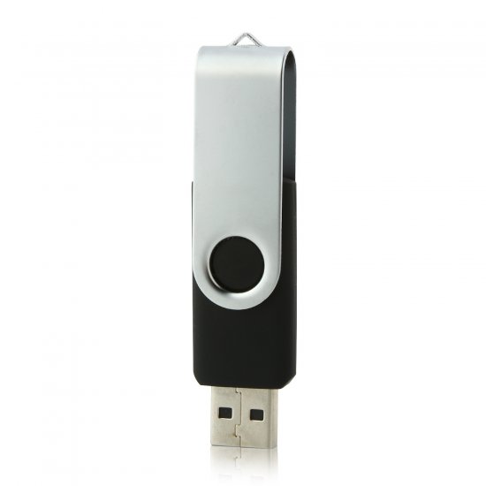 Portable 16GB USB 2.0 OTG Mobile And Computer Flash Drive Black