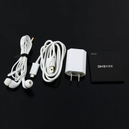 GM SK3 Smartphone 5.0 Inch Android 4.4 1GB 8GB Smart Wake Heart Rate Air Gesture- Black