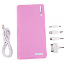Fashion Wallet Pattern 20000mAh Mobile Power Bank for Smartphone Tablet PC