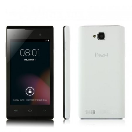 iNew U1 Smartphone Android 4.4 MTK6572M Dual Core 4.0 Inch 3G GPS White