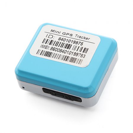 V16 Mini Personal Emergency Tracker Baby Safe Keeper GPS + SOS White + Blue