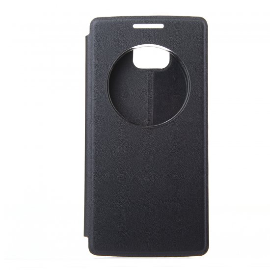 Original Leather Flip Cover Case for THL 2015 Smartphone Black