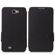 Protective Flip Cover Stand Leather Case for Samsung Note Ⅱ 6 Colors