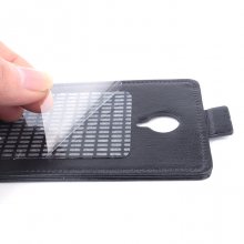 Leather Flip Cover Case Protect Case for Doogee DG280 Smartphone Black