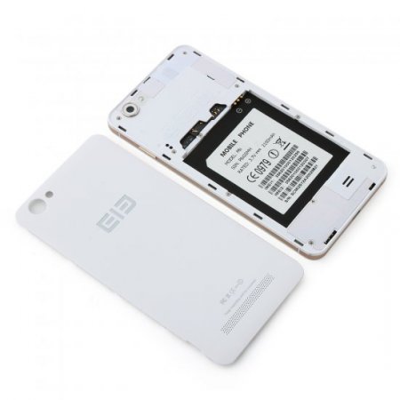 Elephone P6i Smartphone Android 4.4 MTK6582 5.0 Inch QHD Screen OTG White+Gold