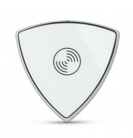 UP4 Portable Triangle Qi Wireless Charging Transmitter with LED Indicator 5W White