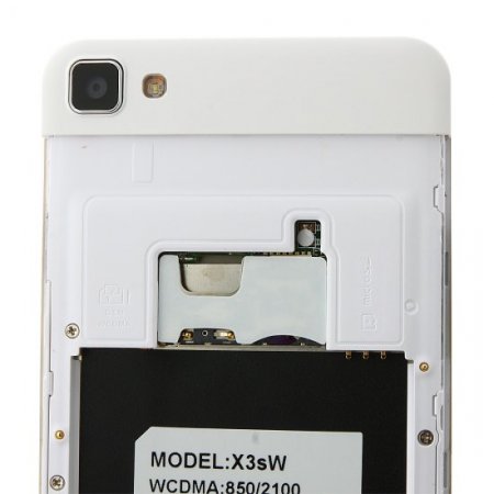 Tengda X3SW Smartphone Android 4.2 MTK6582 Quad Core 5.0 Inch QHD Screen OTG Silver