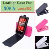 Protective PU Leather Flip Case for NOKIA Lumbia 820 Smartphone Black