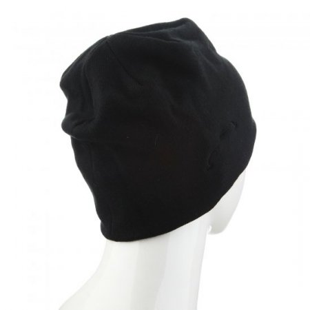 FINGO Warm Beanie Hat Wireless Bluetooth Smart Cap Headphone Speaker with Mic Black