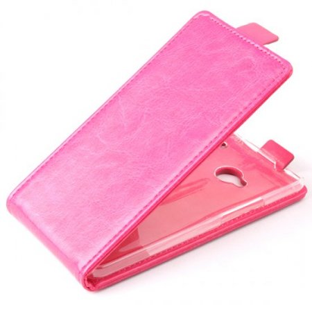 Fashion Leather Flip Case Cover for HTC M7 New One Smartphone 3-color