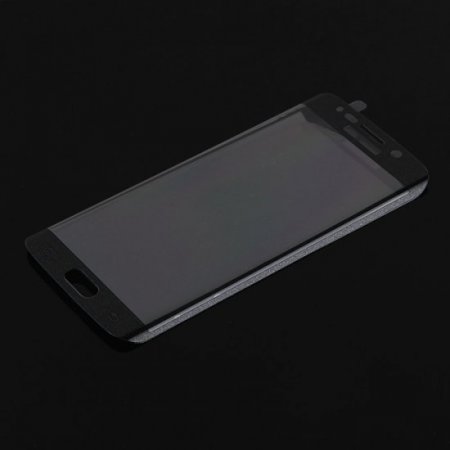 0.2mm Screen Printing Tempered Glass Screen Protector for SAMSUNG S6 Edge Black