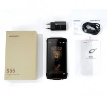 DOOGEE S55 LITE 2GB RAM 16GB ROM MTK6739 1.5GHz Quad Core 5.5 Inch IPS Corning Gorilla Glass 3 HD+ Screen Dual Camera IP68 Waterproof Android 8.1 4G LTE Smartphone