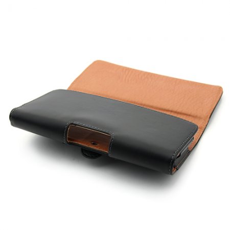 Magnetic Closure Protective Leather Case Cover for Samsung Galaxy Note i9220 N7100 Black