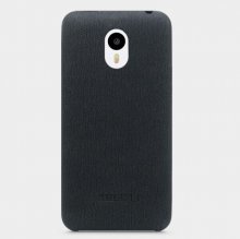 Original Leather Protective Back Cover Case for MEIZU m1 note Smartphone Black