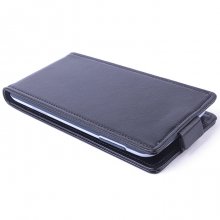Leather Flip Cover Case Protect Case for Doogee DG280 Smartphone Black