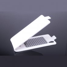 Leather Flip Cover Case Stand for Leagoo Lead 3 Smartphone White