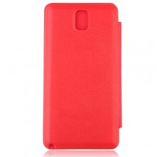 Portable Leather Flip Case Cover for Samsung Galaxy Note III Red
