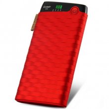 Cager S13 10000mAh Portable Dual USB Output Power Bank for Smartphones Tablet PC Red