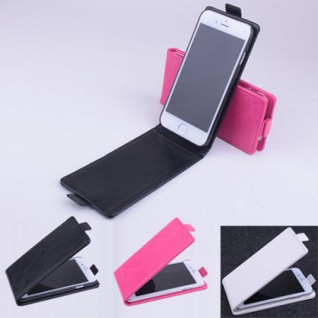 4.7Inch Protective PU Leather Flip Case for iPhone 6 Smartphone Black