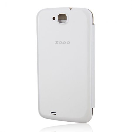 Original S-View Flip Cover Smart Sleep Mode Case for ZOPO ZP990 Captain S Smartphone- White