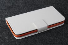 Protective PU Leather Flip Case for Cubot S222 Smartphone White