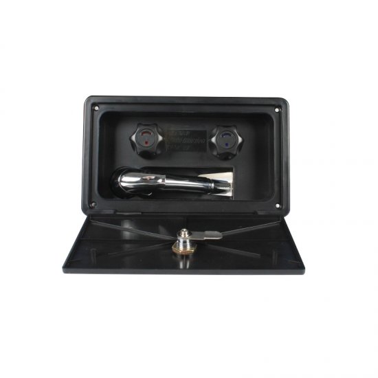 External Shower Hot And Cold Shower Nozzle For RV Trailer Camper Shower With Lock Box