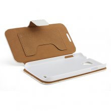 Dignity Protective Leather Case Cover for Samsung S4/9500 White